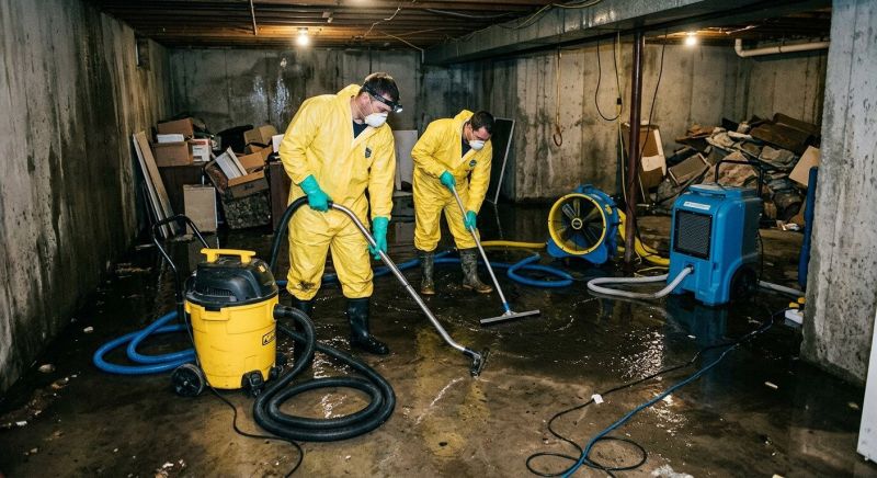 Basement Water Extraction in Gilbert, AZ