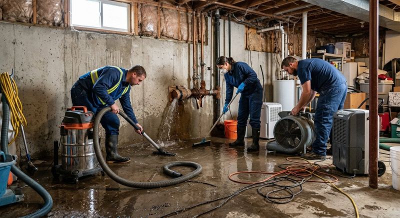 Basement Water Removal in Gilbert, AZ