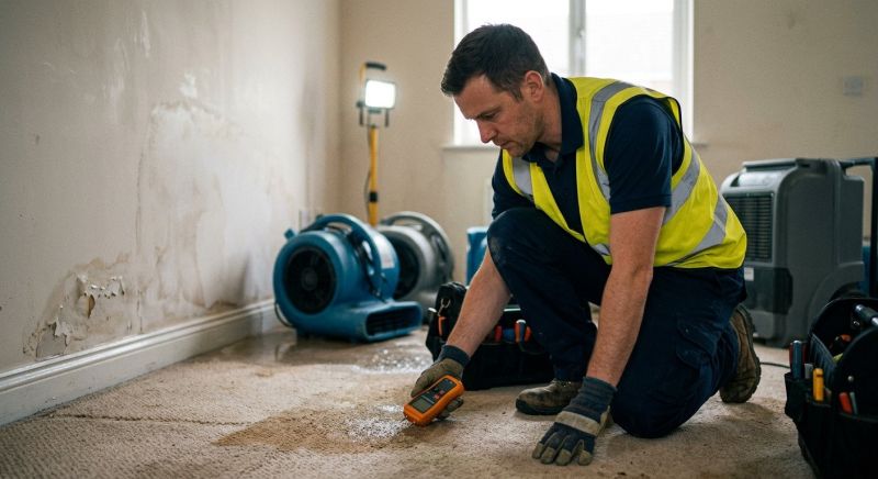 Flood Damage Restoration in Gilbert, AZ