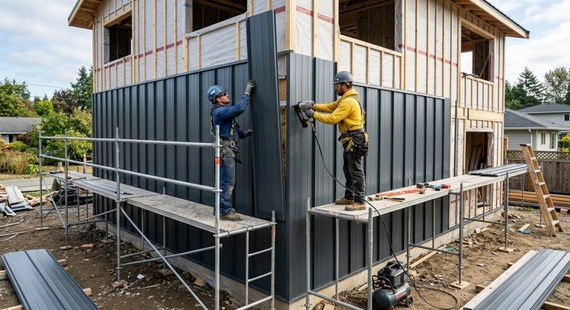 Sheet Metal Siding Replacement in Boston, MA