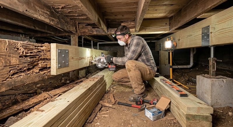 Termite Damage Restoration in Kansas City, KS