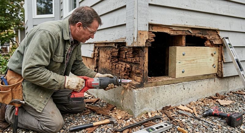 Wood Rot Removal in Conroe, TX