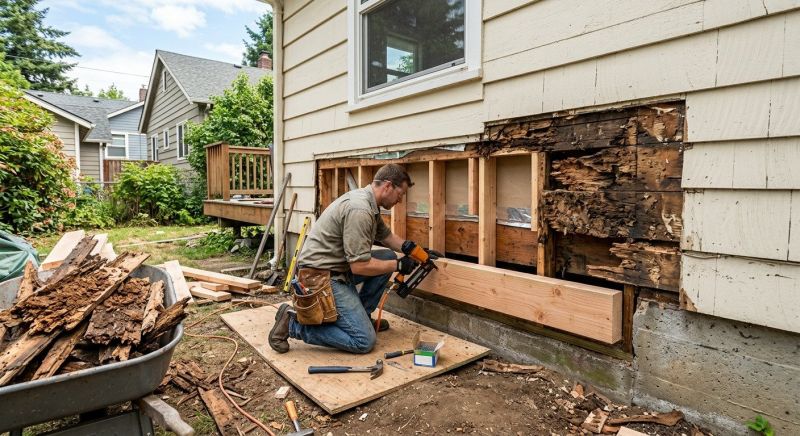 Wood Rot Repair in Littleton, CO